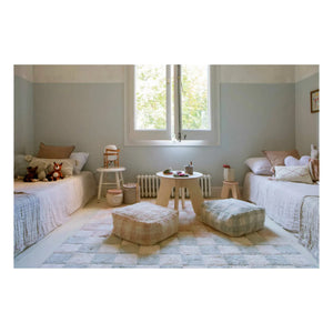 Lorena Canals - Sitzsack mit Vichy-Muster | Rosa