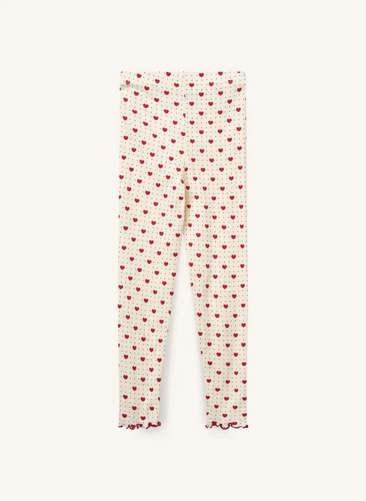 Copenhagen Colors - Herzen Krep Leggings | Creme
