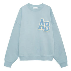 Anine Bing - Oversize Miles Letterman Sweatshirt | Hellblau