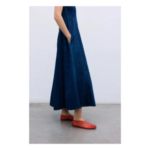 the new society - Jeans Baumwoll Kleid | Denim Blau