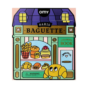 Omy - Butik boyama kitabı - Fransız Bageti