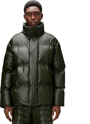 Rains - Bator Unisex Daunenjacke | Olivgrün