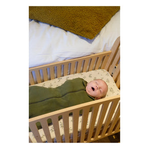 Tante Reine - Wickel-Schlafsack aus Bio-Baumwolle | Khaki