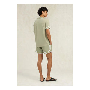 Ché Studios - VALBONNE HEMD | Beige - Grün