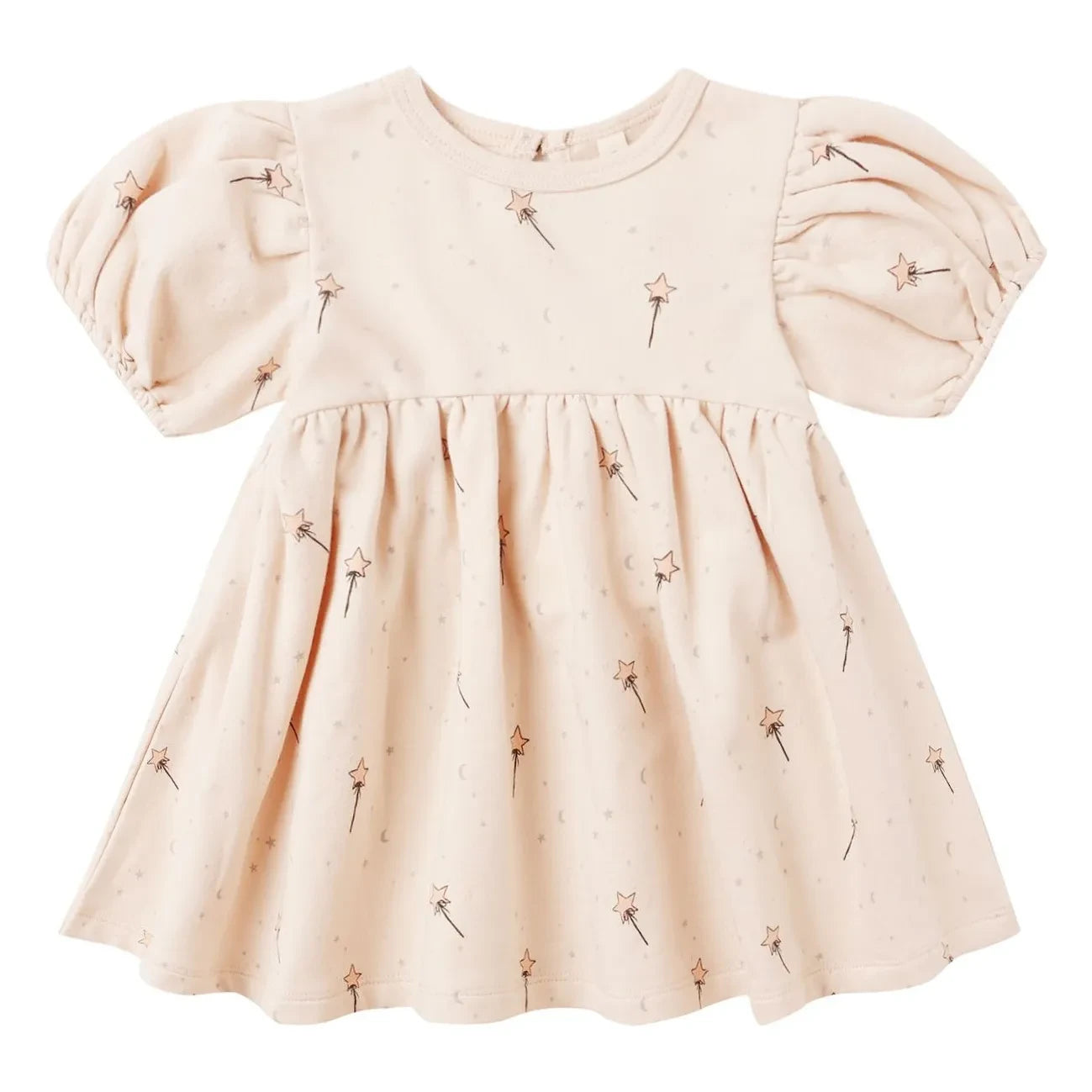 Quincy Mae - Darla Kleid aus Bio-Baumwolle | Perle