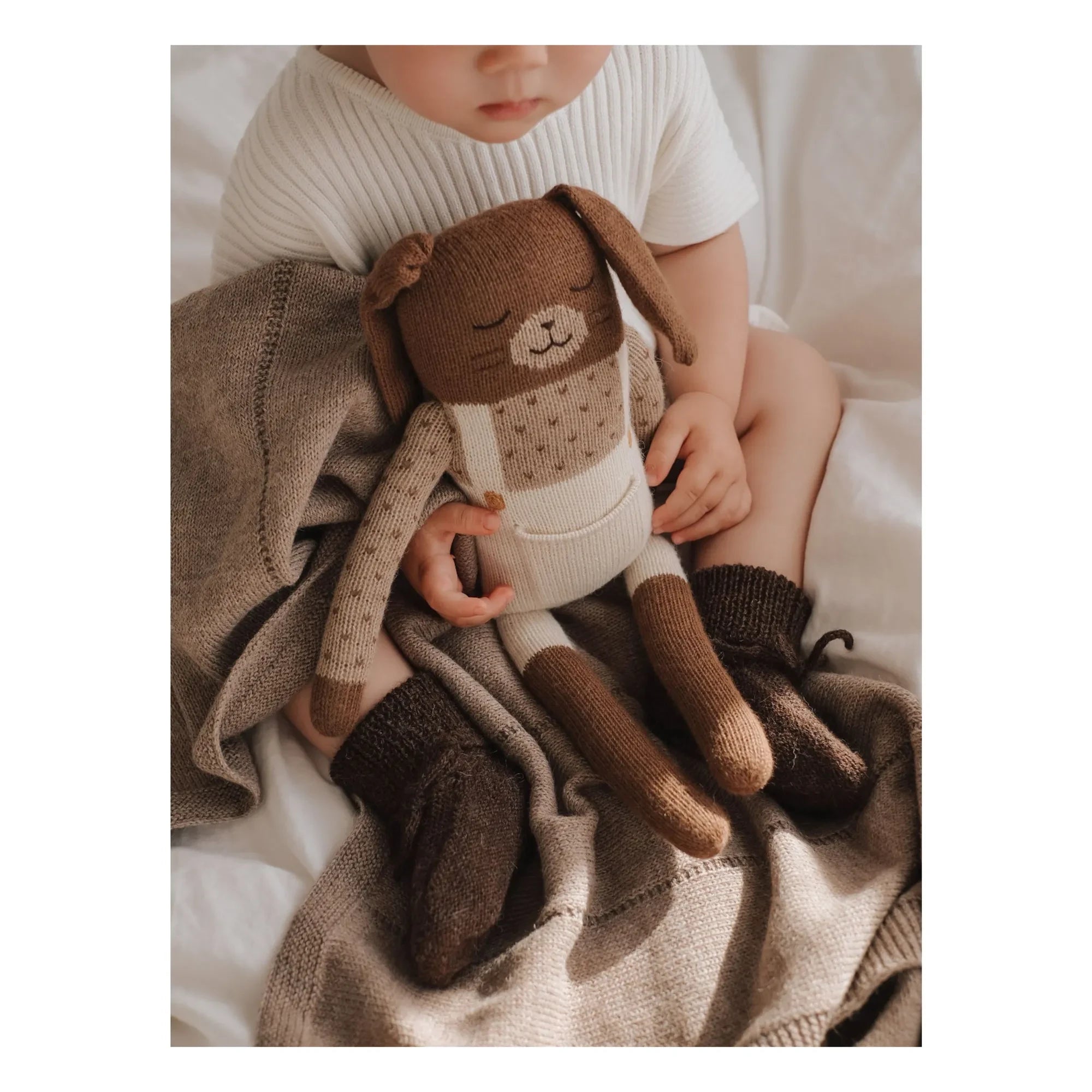 Main Sauvage - Alpaka-Hausschuhe | Mokka