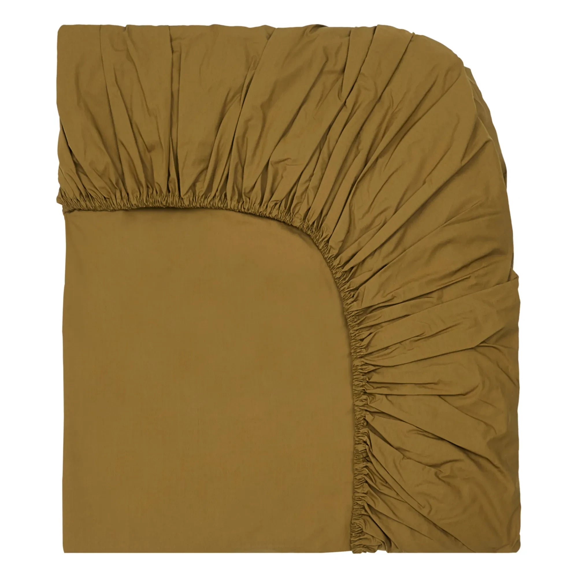 Suite 702 - Spannbettlaken aus Bio-Perkal | Khaki