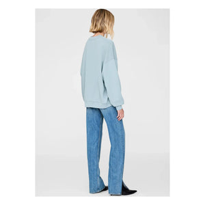 Anine Bing - Oversize Miles Letterman Sweatshirt | Hellblau