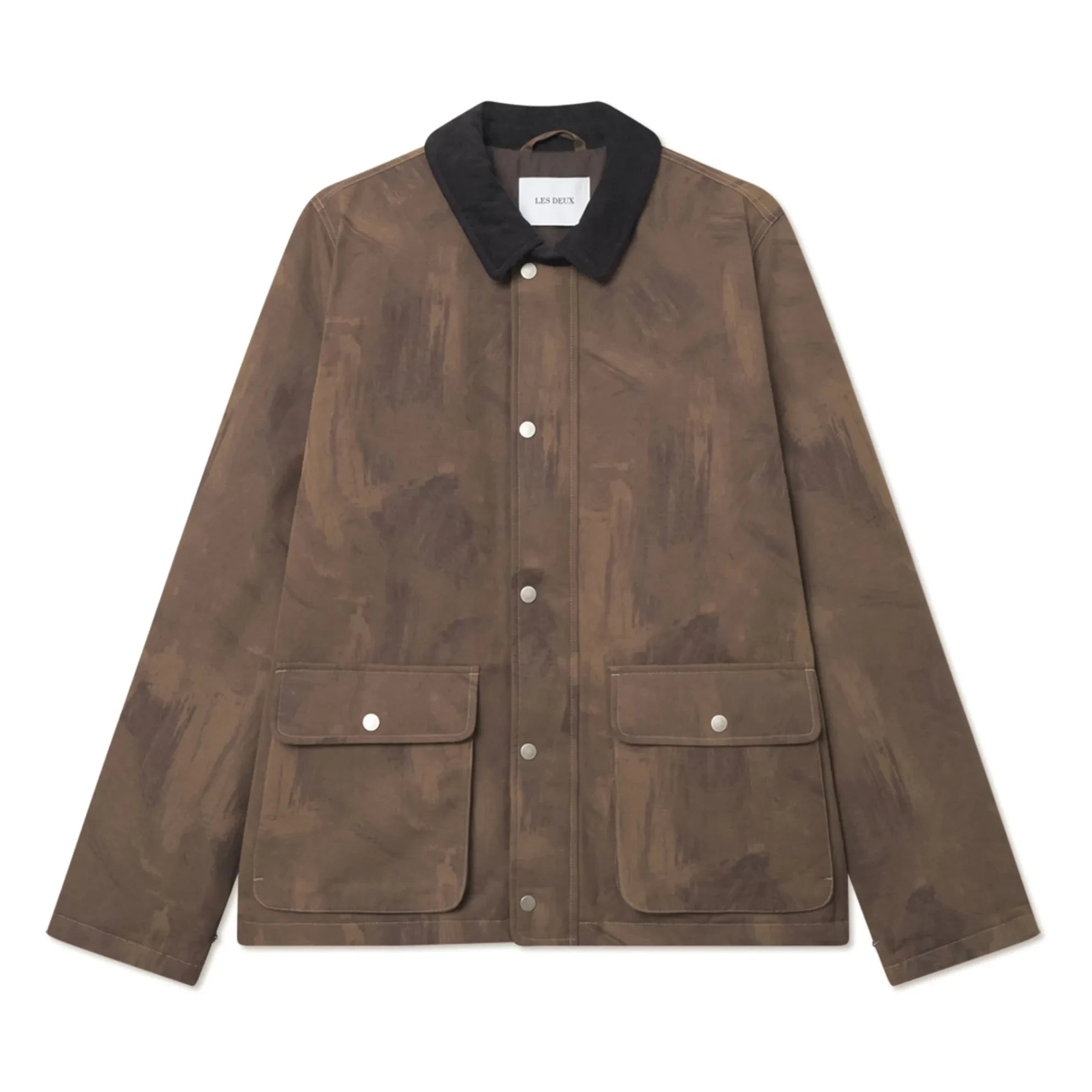Les Deux - Montana AOP Baumwolljacke | Braun