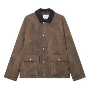 Les Deux - Montana AOP Baumwolljacke | Braun