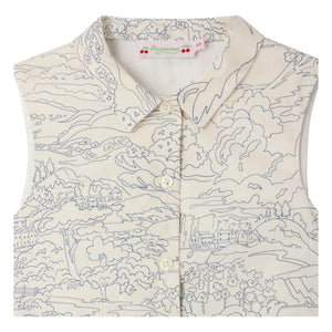 Bonpoint - Anne Paysage Kleid aus Bio-Baumwolle | Ecru