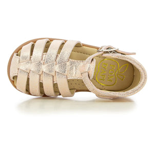Pom d'Api - Stand Up Sandalen mit Knöchelriemen | Roségold