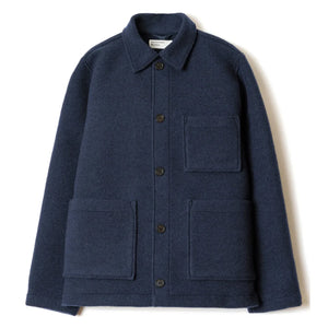 Universal Works - Tag Wool Overshirt | Koyu Mavi
