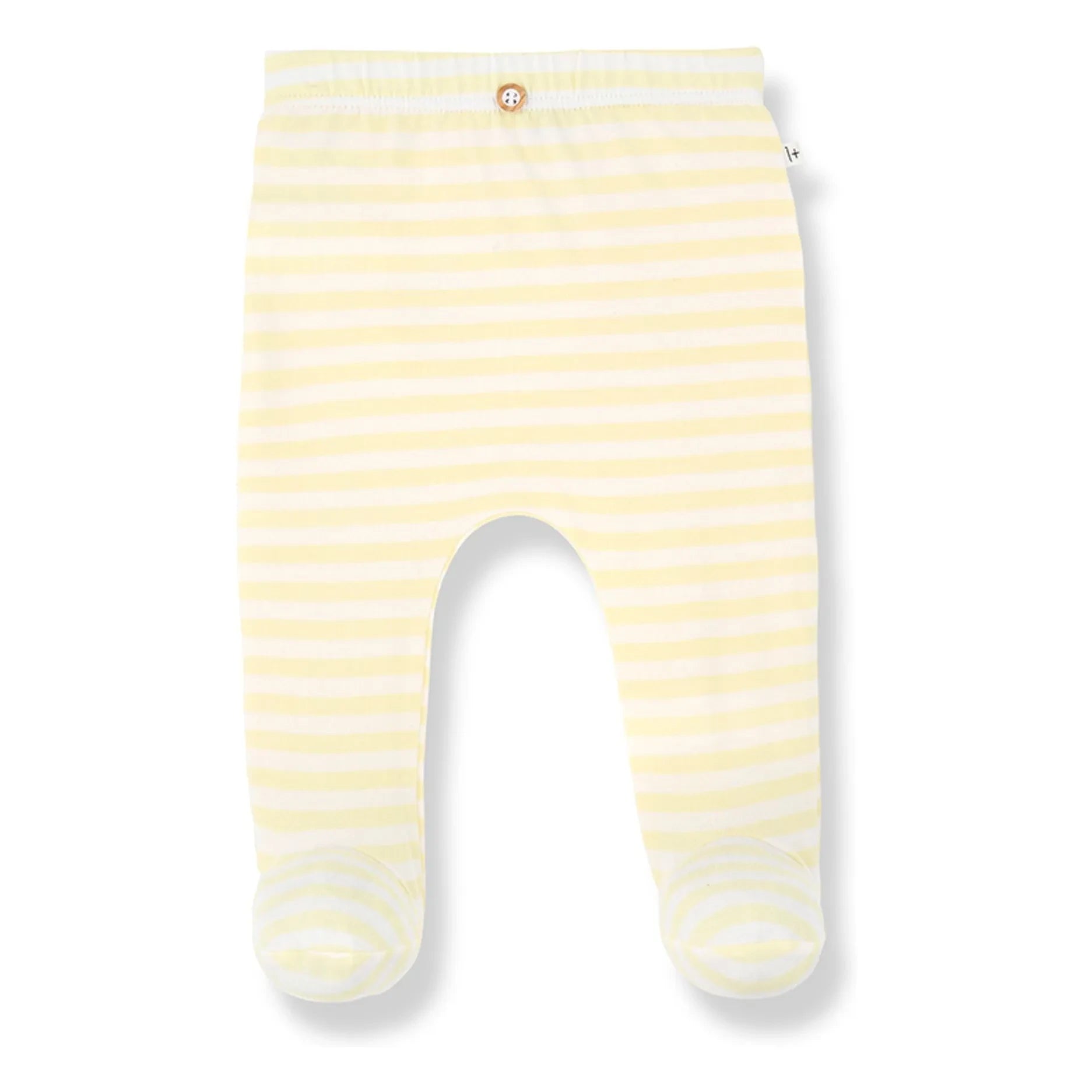 1+ in the family - Gestreifte Ros Strumpfhose | Hellgelb