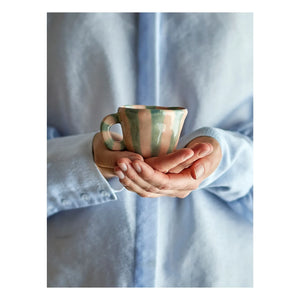 Bloomingville - Stoneware Becher Nini | Rosa