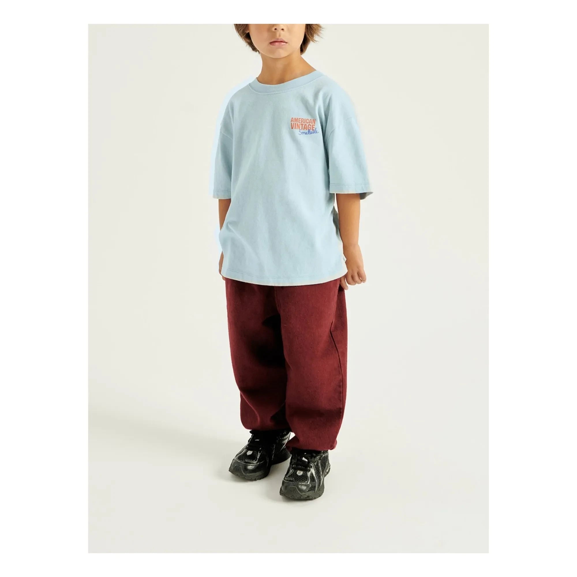 American Vintage - American Vintage X Smallable Kollaboration - Ykobow T-Shirt | Hellblau