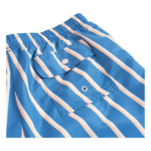 Bather - Çizgili Mayo Şortu | Mavi