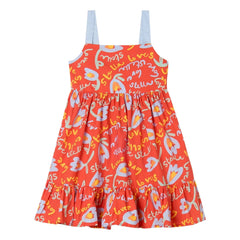Stella McCartney Kids - Stella Fleurie Kleid | Rot