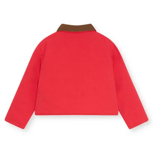 The New Society – Flint Bio-Baumwolljacke | Rot