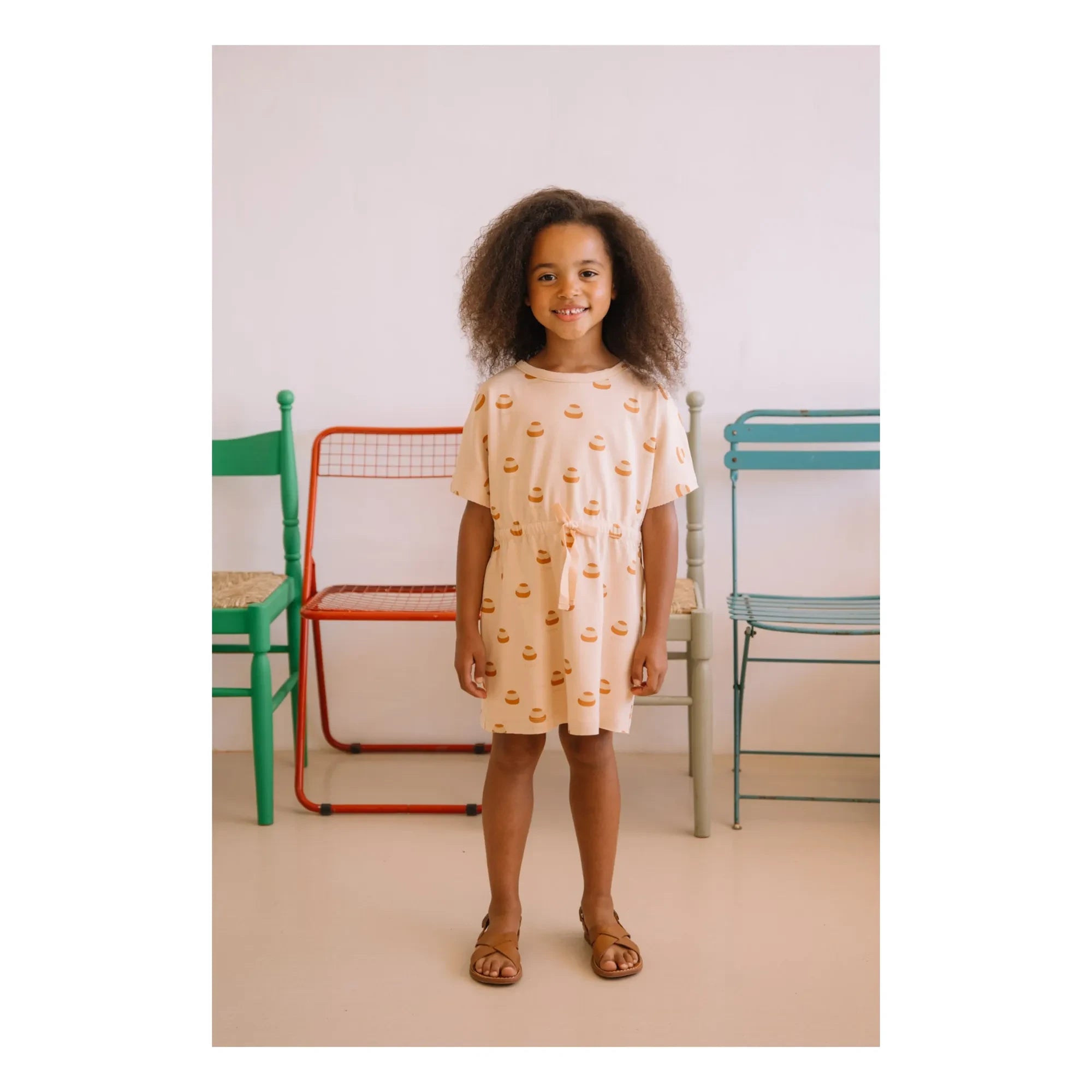 Studio Bohème - Yogi Choux Kleid aus Bio-Baumwolle | Beige