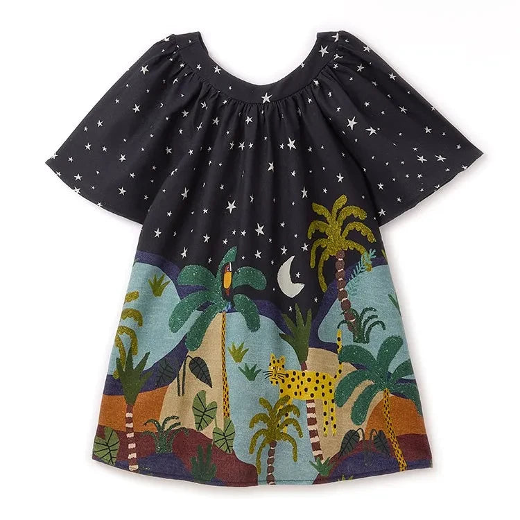 Fabula - Nuit Forêt Kleid | Schwarz