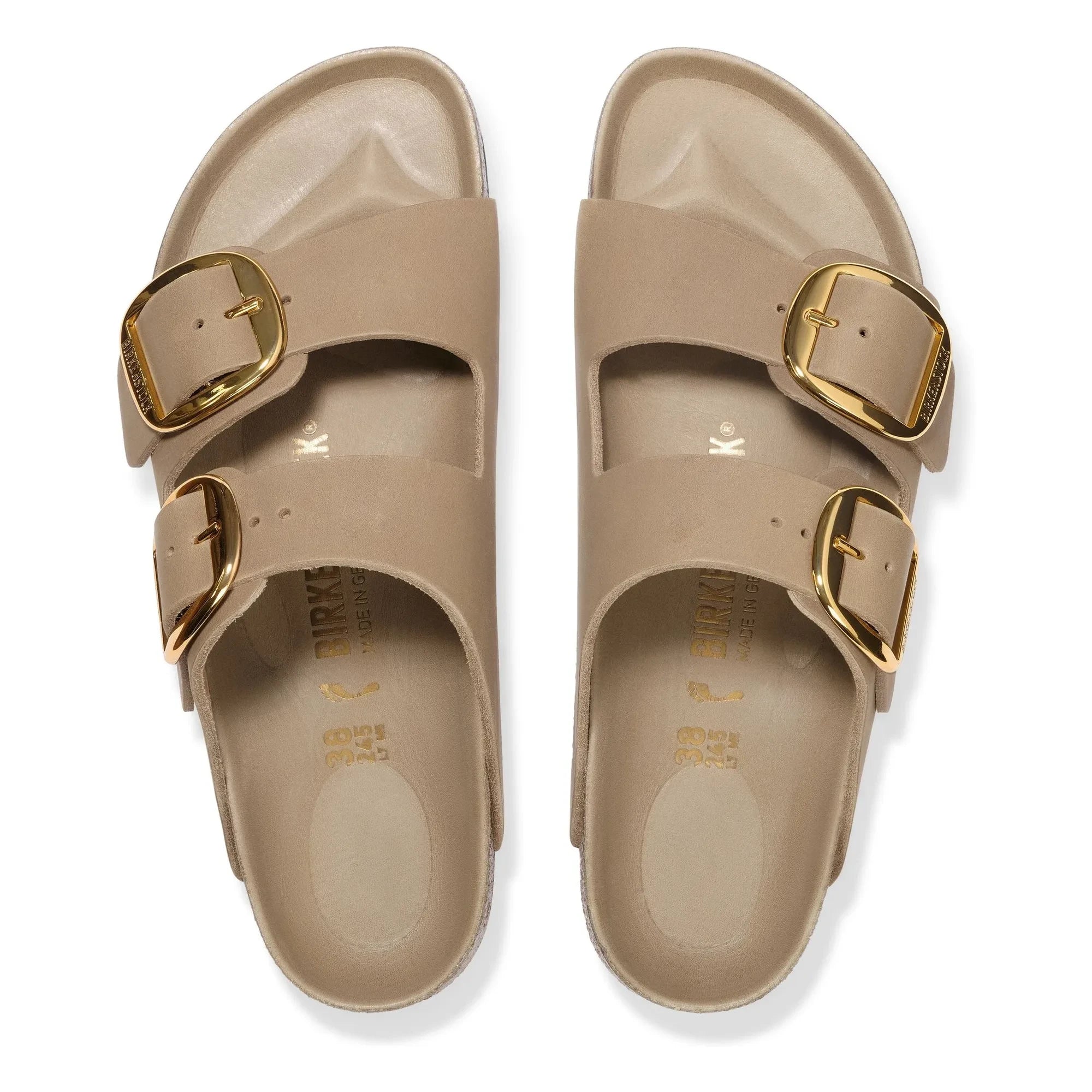 BIRKENSTOCK - Arizona Big Buckle Sandale aus geöltem Leder | Tabacco