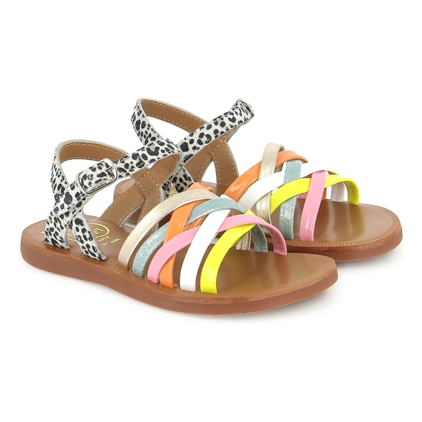 Pom d'Api - Plagette Lux Sandalen | Orange