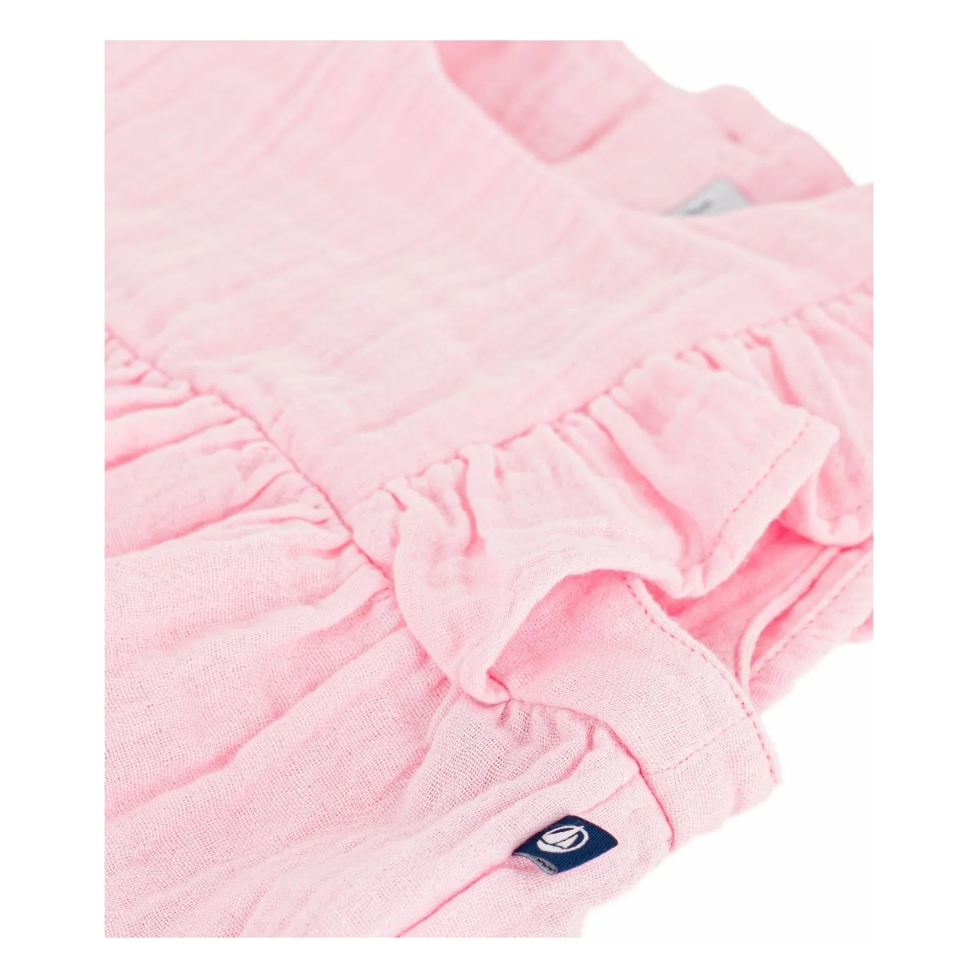 Petit Bateau - Einteiler aus Bio-Baumwoll-Musselin | Rosa