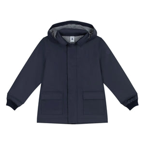 Petit Bateau - Ciré Iconique Recycelter Ölzeugstoff | Marineblau