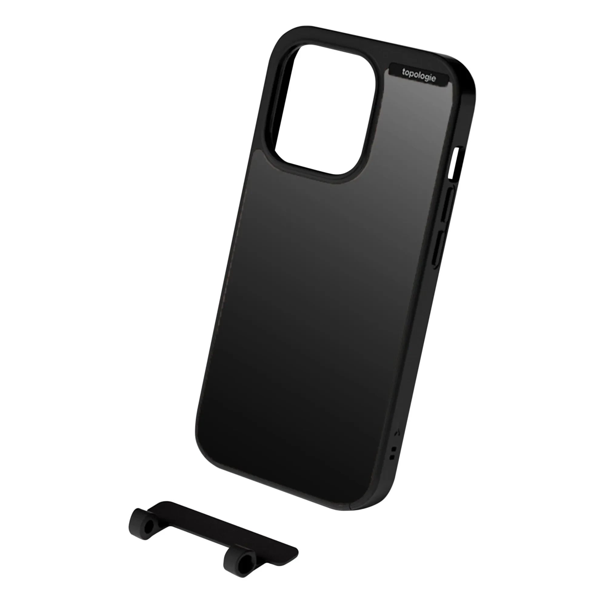Topologie - iPhone Bump Spiegeltasche | Schwarz