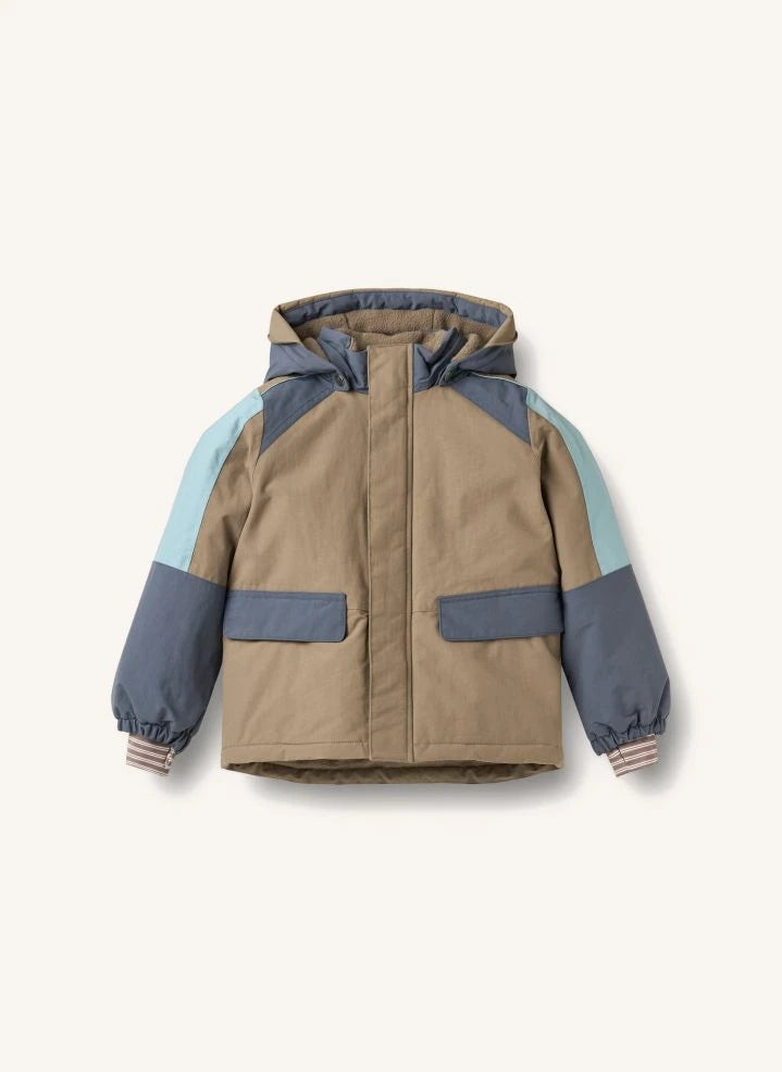 Wheat - Aus recycelten Fasern hergestellter Lausto Parka | Blau