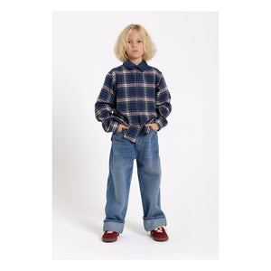Finger in the nose - Enara Karo-Hemd | Blau