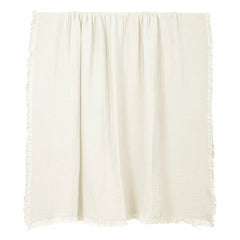 Haomy - Tagesdecke aus Baumwoll-Voile Vanly | Elfenbein