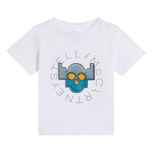 Stella McCartney Kids - Stella McCartney Superhelden-T-Shirt | Weiß