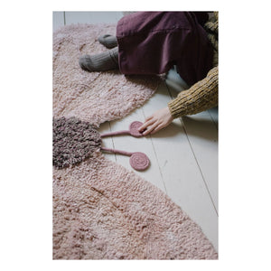 Lorena Canals - Schmetterling Teppich | Rosa