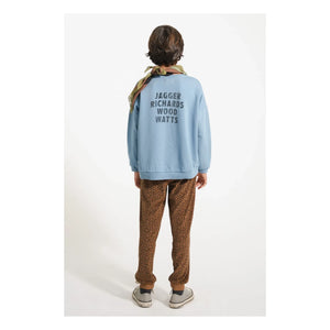 Piupiuchick - Rock Stars Bio-Baumwoll-Sweatshirt | Blau