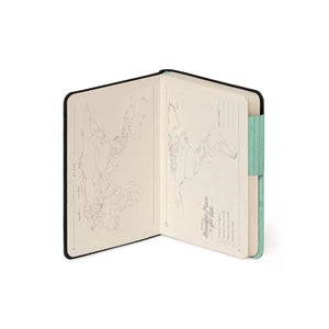 Legami - Notizbuch mit Blanko-Seiten und monochromem Softcover - Botanischer Garten - Mein Notizbuch