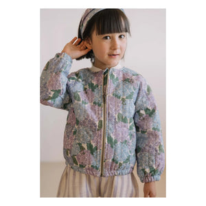 Studio Bohème - Léon Flowers Bomberjacke aus Bio-Baumwolle | Flieder