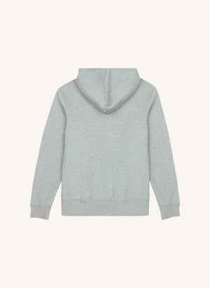 Wood Wood - Ian Organische Baumwoll Kapuzen-Sweatshirt - Erwachsenen-Kollektion | Grau