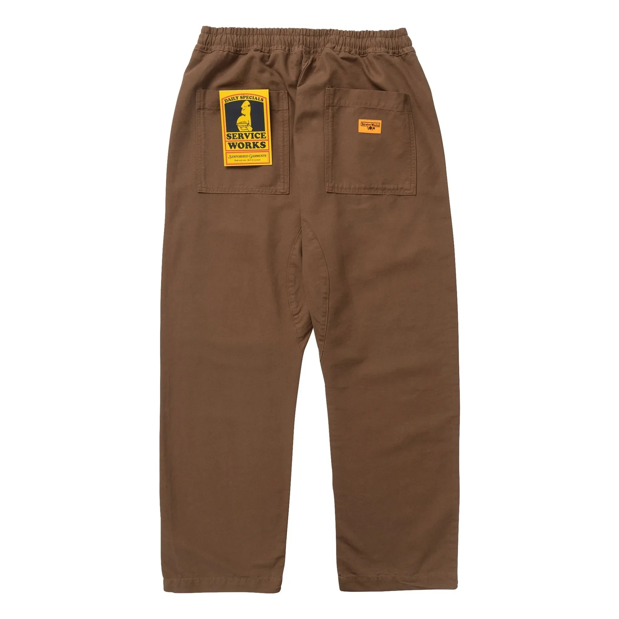 Service Works - Klassische Kochhose | Braun