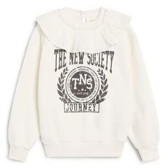 Die neue Gesellschaft – Beyaz Row Peter Pan Yaka Sweatshirt
