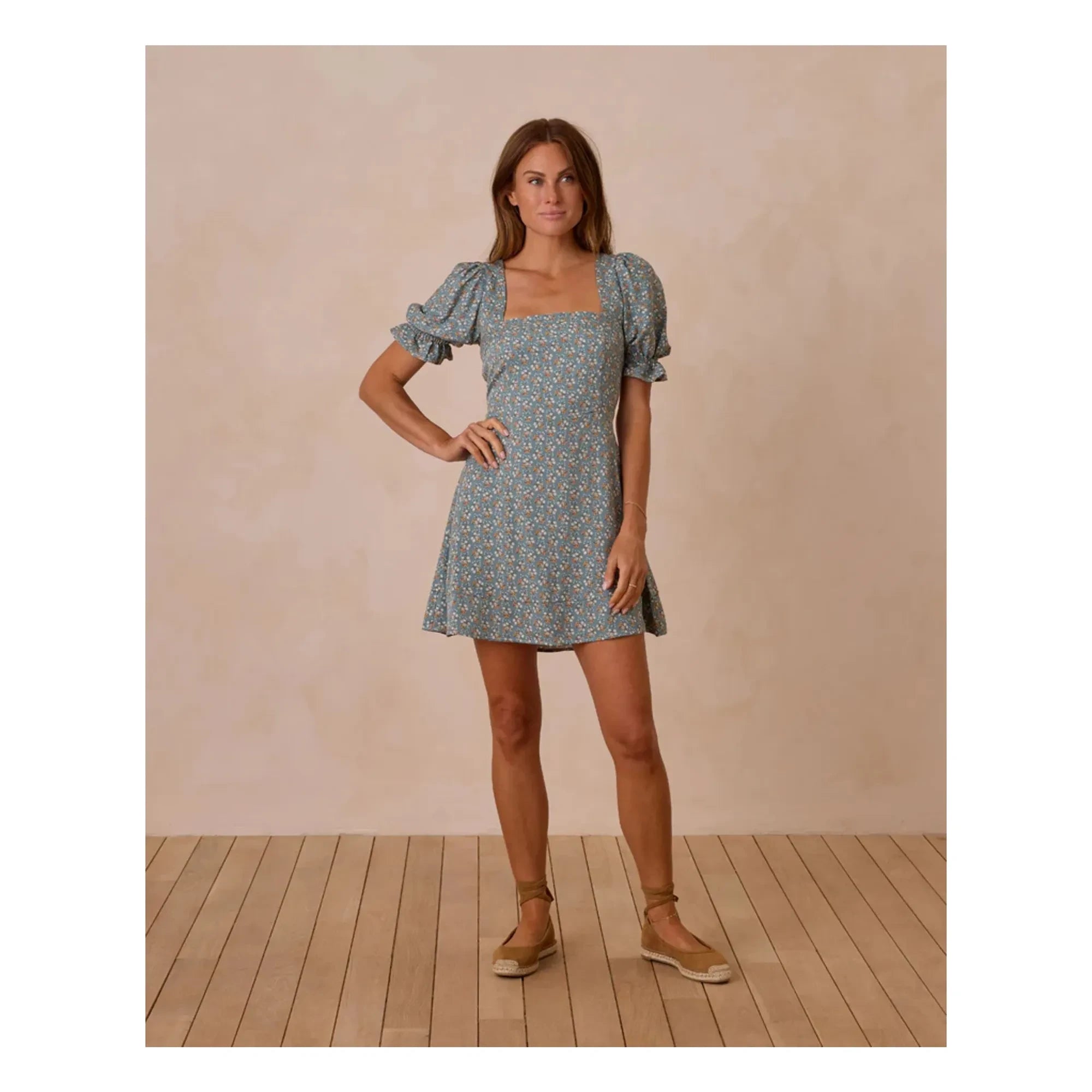 Rylee + Cru - Kleid Claudia | Blau