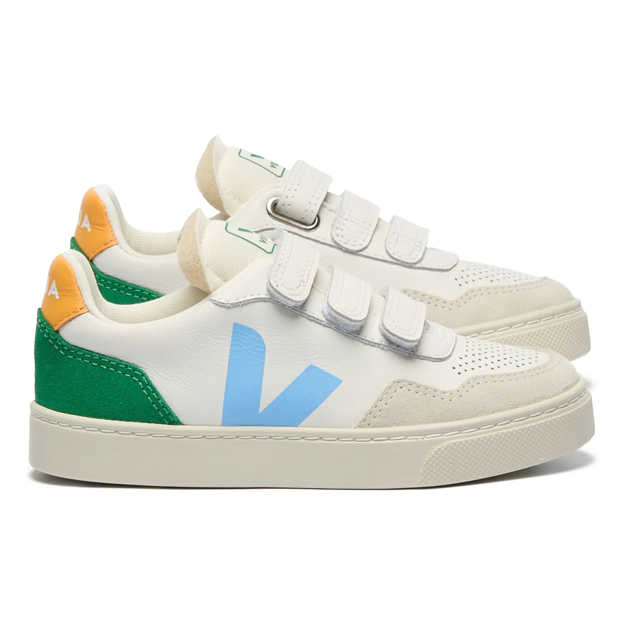 Veja - Scratch Sneakers Small V-90 Leder O.T. | Grün