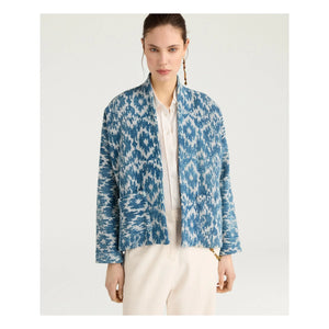 Momoni - Halbbaumwolljacke | Blau