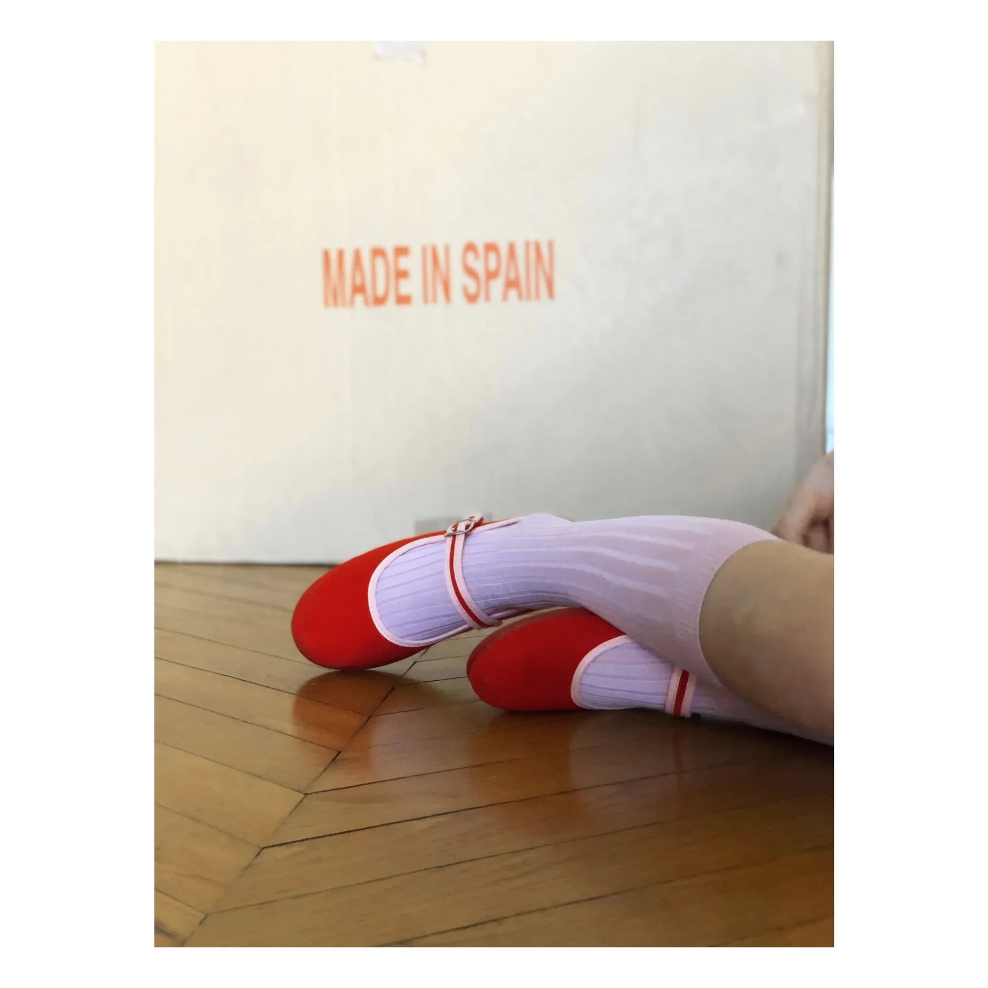 Hermosilla - Poppy Ballerinas | Rot
