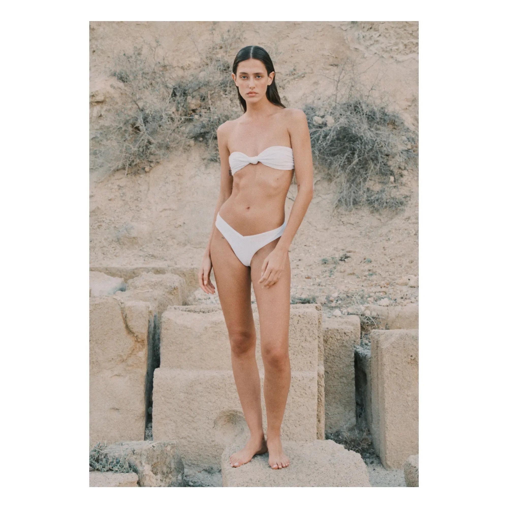 Vanessa Sposi – Le Bandeau Nœud Bikini-Oberteil | Elfenbein