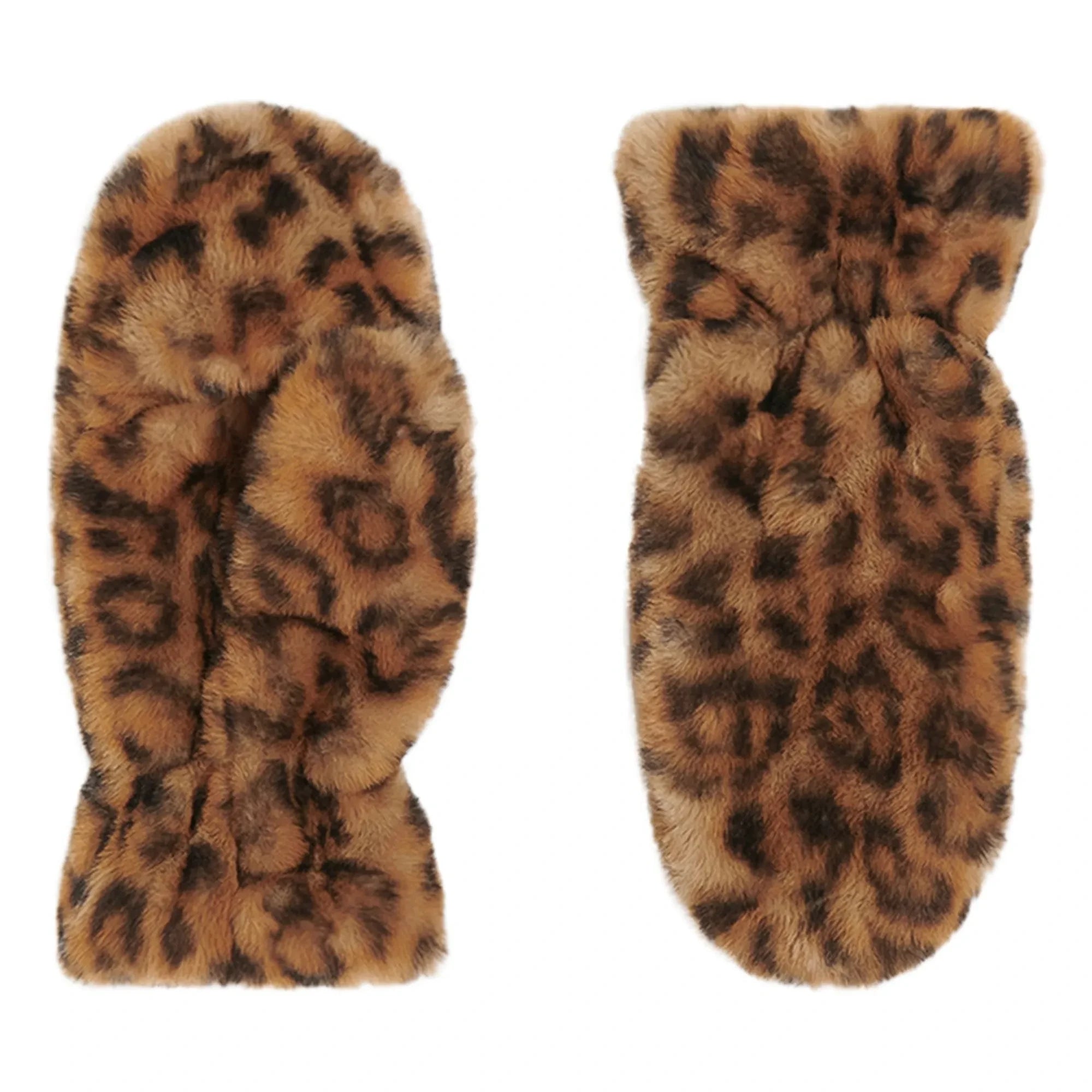 Apparis - Coco Leopard Handschuhe Recycelte Fasern | Kamelhaar