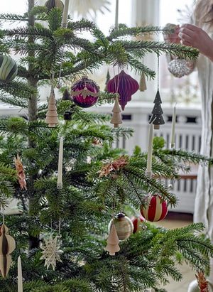 Bloomingville - Jayli Weihnachtsbaum Ornament Set - 3er Set | Grün