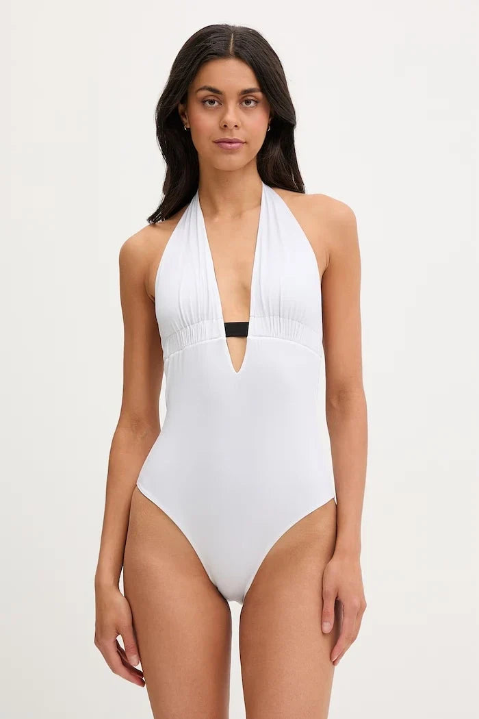 Max Mara Beachwear kadın çift taraflı tek parça mayo CHENZIA