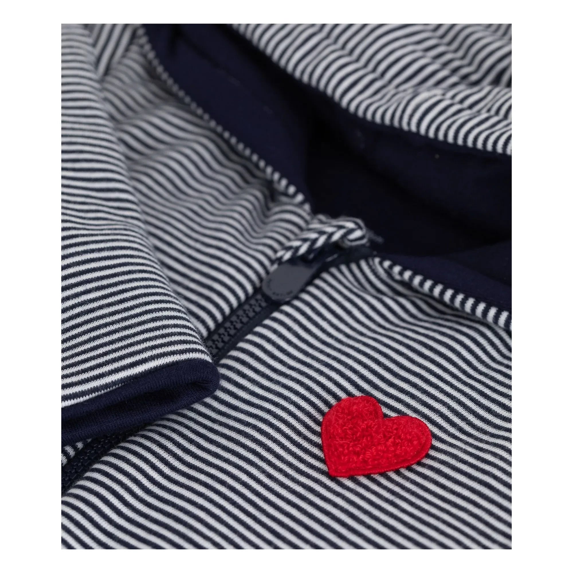 Petit Bateau – Ringel-Overall aus Bio-Baumwolle | Marineblau